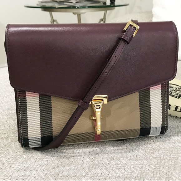 Burberry Handbags - Authentic Burberry Small Macken Check Crossbody